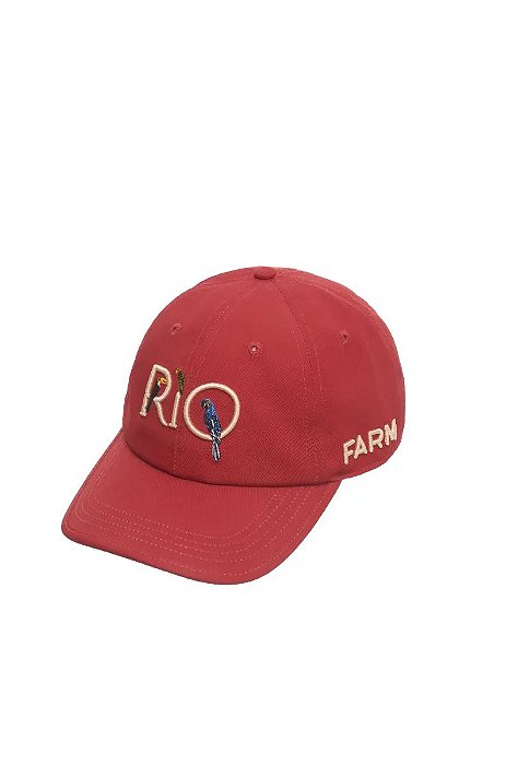 Boné Tropical Pontinha de Arara Vermelho • FARM
