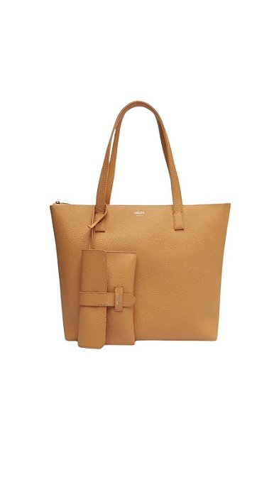 Bolsa Shopping Pouch Nude Mercato Grande • AREZZO