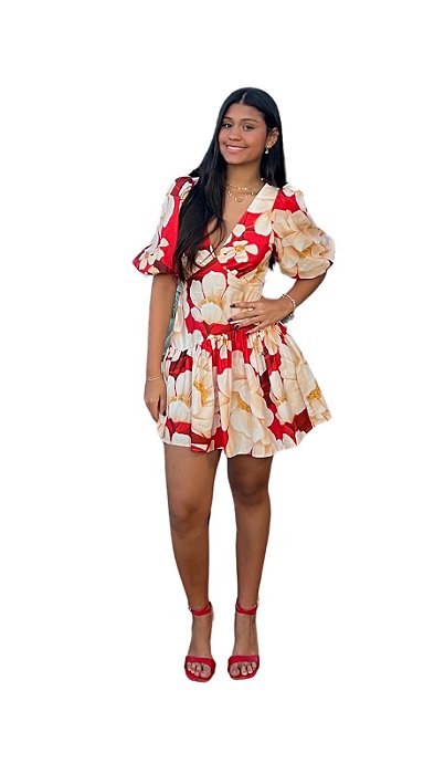 Vestido Estampado Chita Bella • FARM