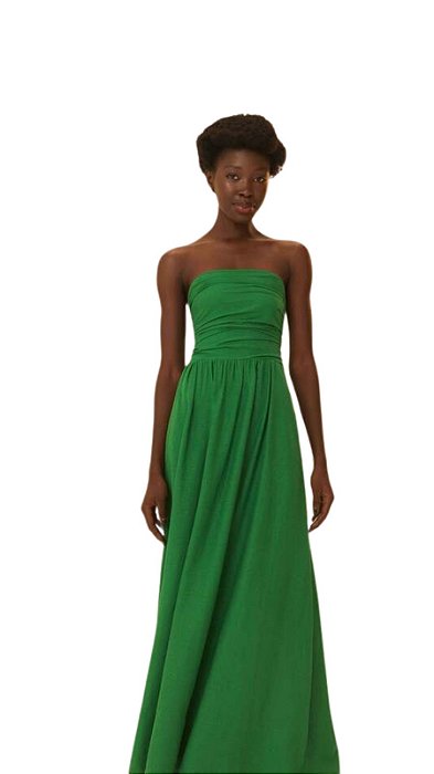 Vestido Busto Franzido • FARM