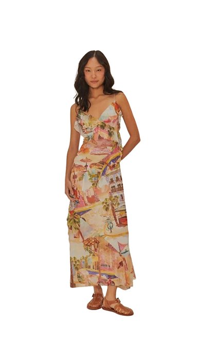 Vestido Tule Aracati • Farm Estampado