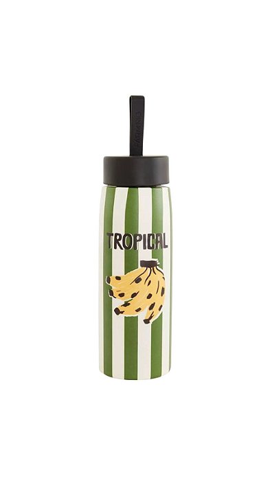 Garrafa Que Sede 750Ml Banana Tropical  Verão 2026 • Farm Bege