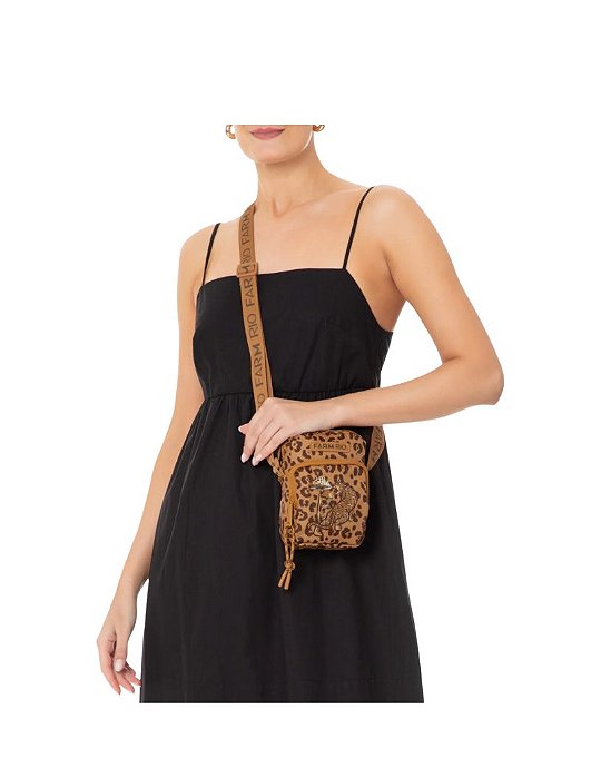 Bolsa Feminina Da Gema Onça - Marrom Etc • FARM