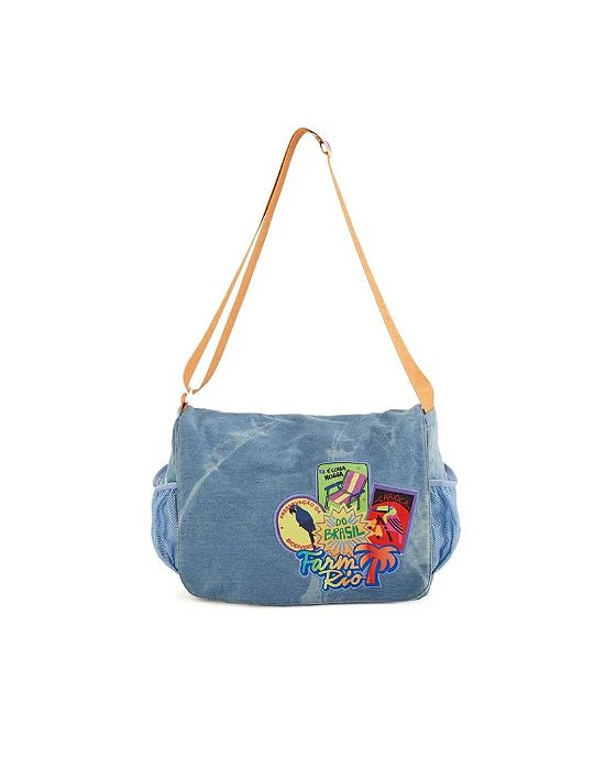Bolsa Farm Transversal Brisa Patch Rio Azul • Farm