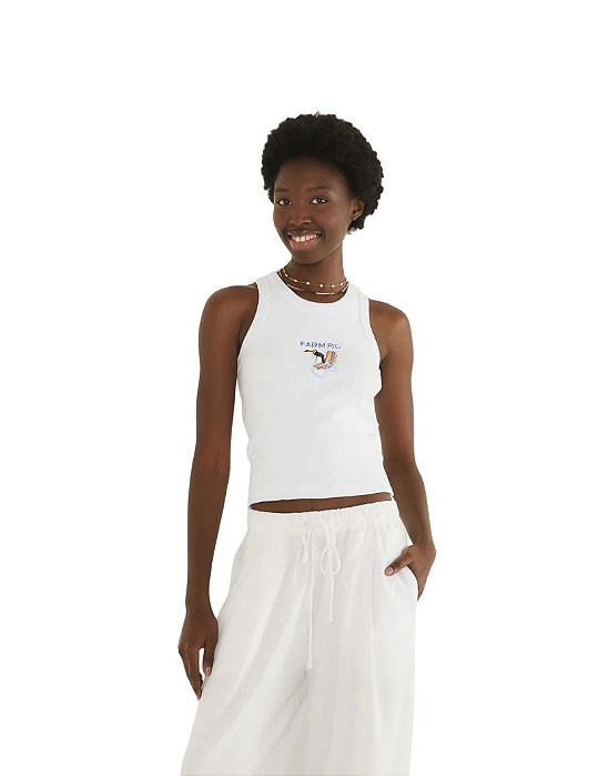 Regata Rib Tucano Farm Rio • Farm Branco