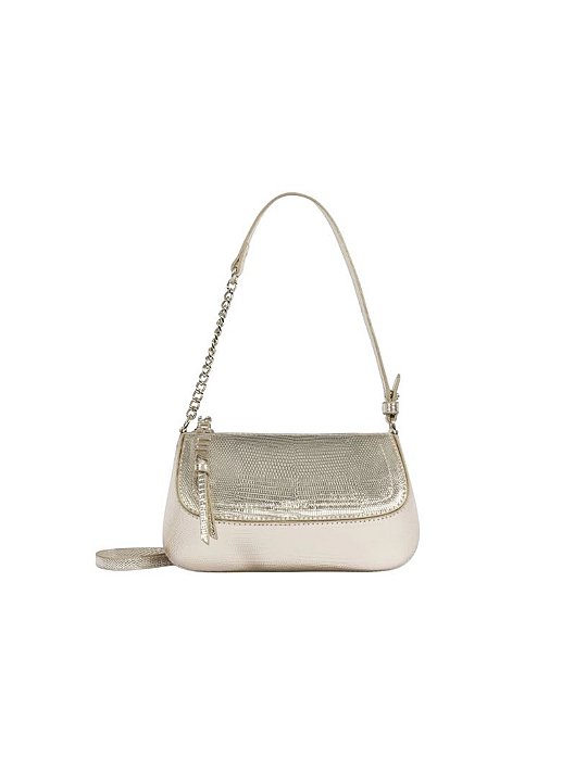 Bolsa Tiracolo Pequena Tina Dourada • Schutz Dourado