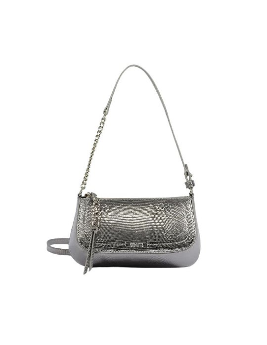 Bolsa Tiracolo Pequena Tina Prata • SCHUTZ