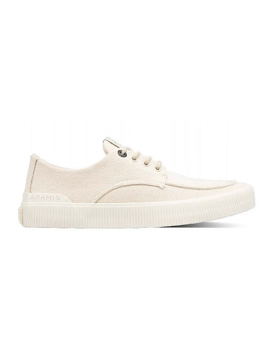 Tênis Masculino Bege Couro • Aramis Creme
