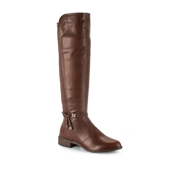 Bota Mississipi Cano Longo Feminina Preta Marrom