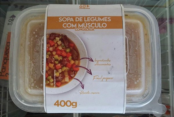 Sopa de Legumes com Músculo 400g (congelado)