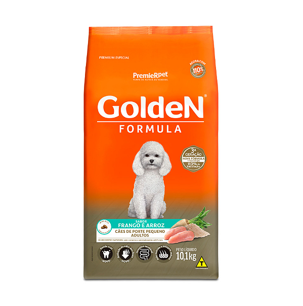 Ração Golden Fórmula Cães Adultos Frango 10,1Kg