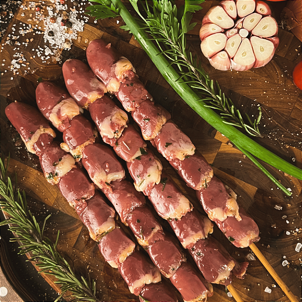 Espeto de Coração de frango