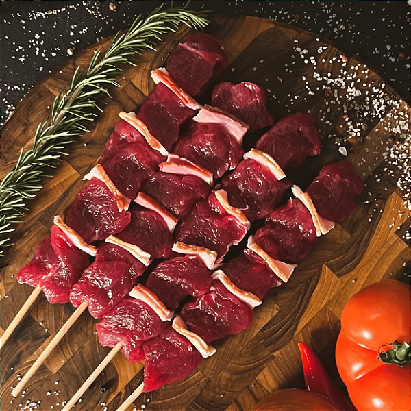 Espeto de Carne com Bacon