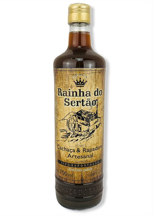 Cachaça de Rapadura 700ml - Rainha do Sertão