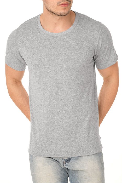 Camiseta Algodão Premium Masculina Cinza Mescla - Innovare Sul - Loja de  Camisas Bordadas Personalizadas