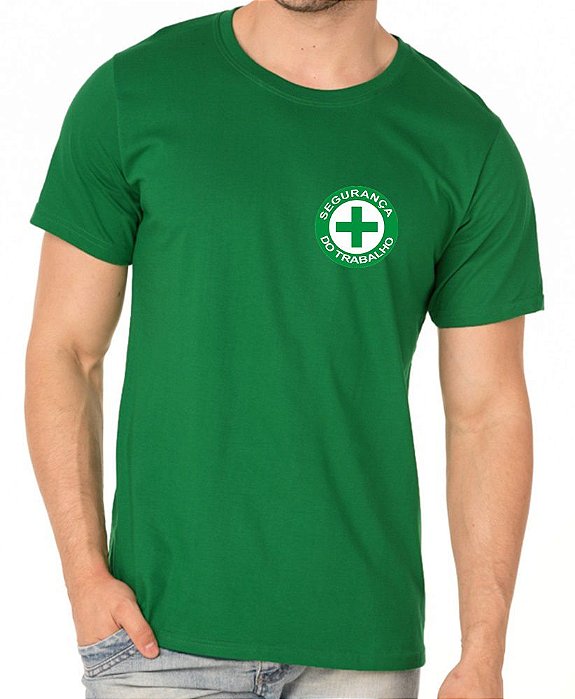 Camiseta Algodão Manga Curta Personalizada Segurança do Trabalho Bordada -  Innovare Sul - Loja de Camisas Bordadas Personalizadas