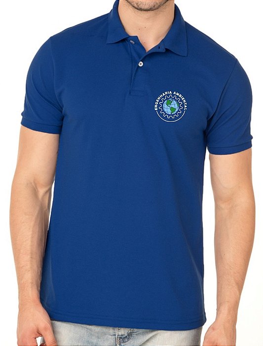 Camisa Polo Masculino Profissional ENGENHARIA AMBIENTAL Bordado