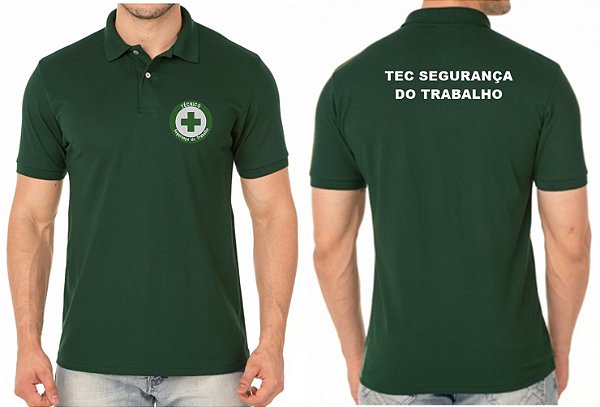Camisa Polo Masculino TÉCNICO SEGURANÇA DO TRABALHO Bordado