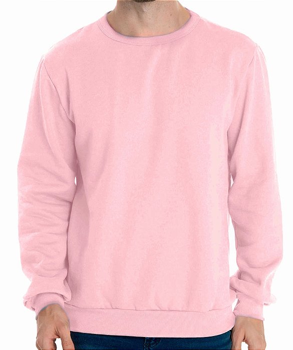 Blusão Moletom Masculino - Rosa