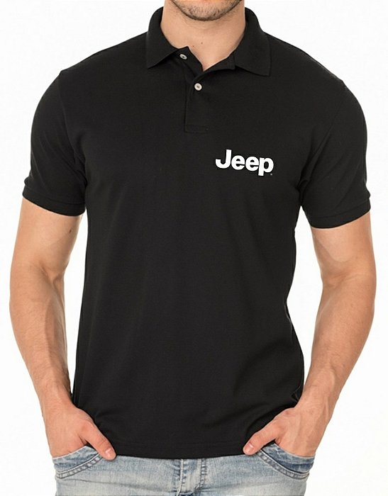 Camisa Polo Masculino Jeep Mod1 Bordado