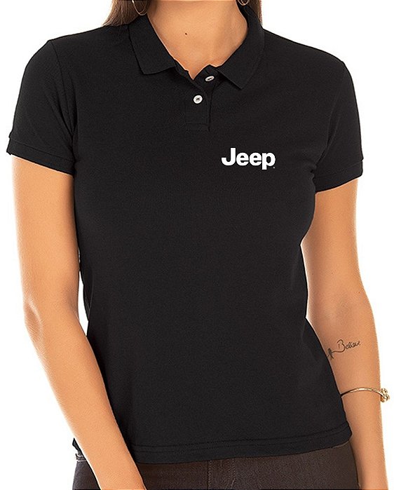 Camisa Polo Feminino Jeep Mod1 Bordado