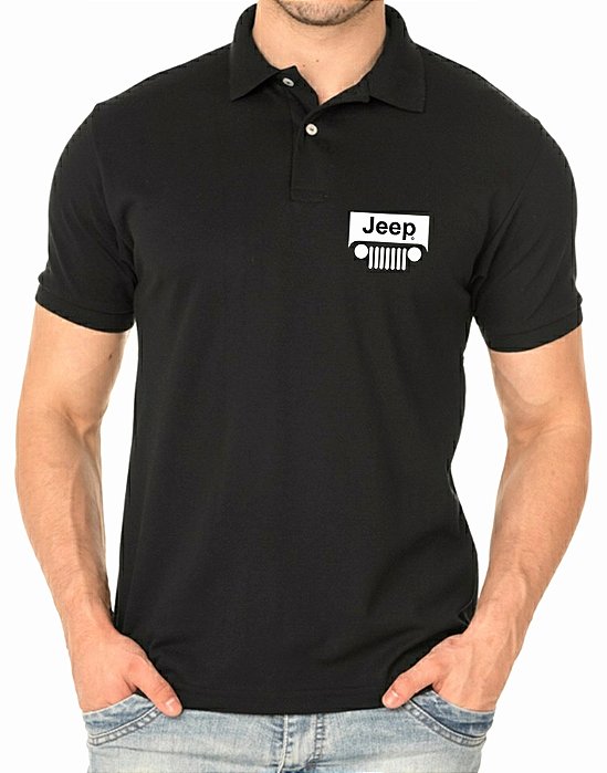 Camisa Polo Masculino Jeep Mod2 Bordado