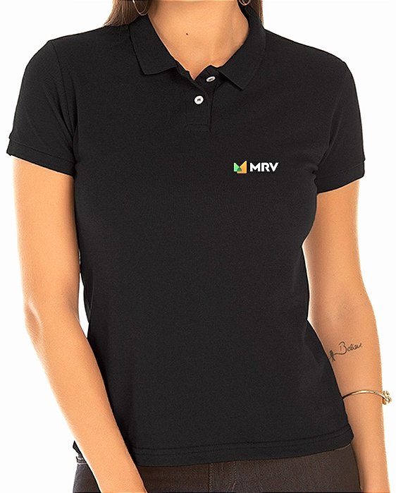 Camisa Polo Feminino MRV Bordado