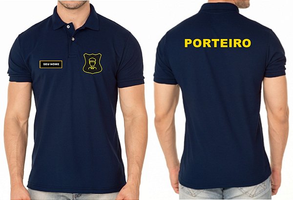 Camisa Polo Masculino PORTARIA PORTEIRO Bordado