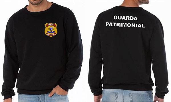 Casaco Blusão Peluciado GUARDA PATRIMONIAL Bordado