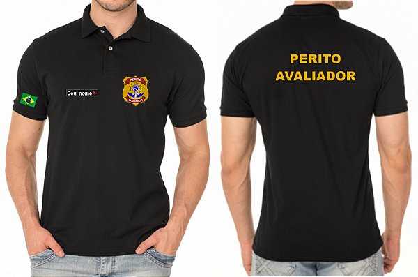 Camisa Polo Masculino Perito Avaliador Bordado