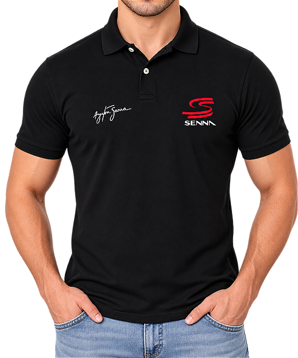 Camisa Polo Masculino SENNA Bordado