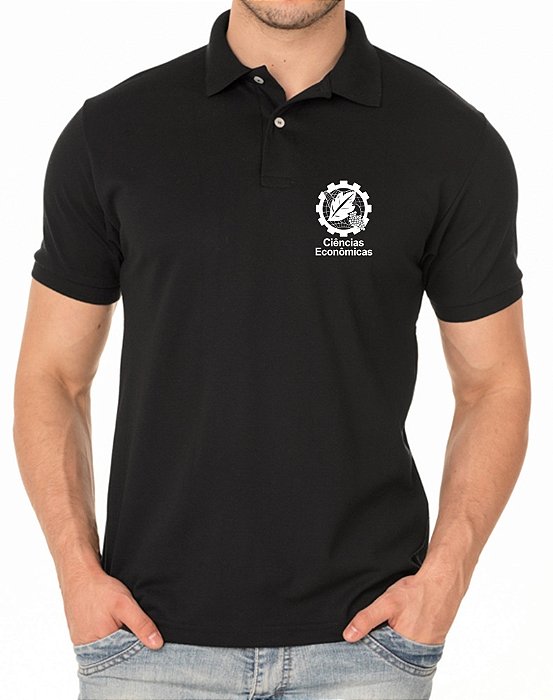 CAMISA POLO MASCULINO CIÊNCIAS ECONÔMICAS BORDADO
