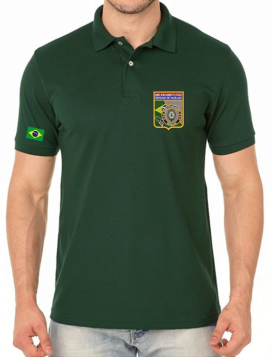 Camisa Polo Masculino Reservista Juramento Bordado