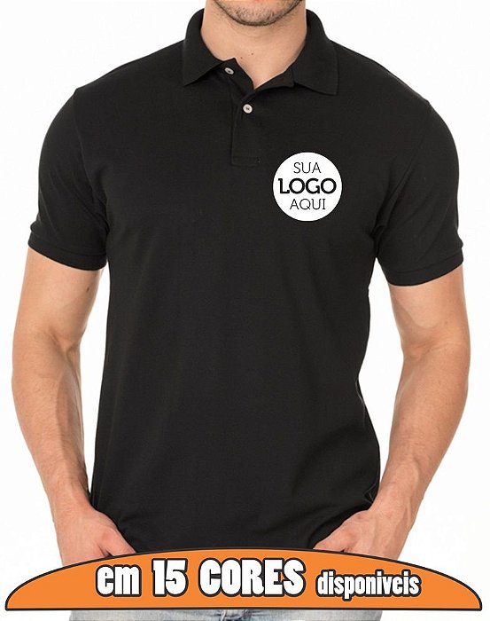 Camisa Polo Personalizada Sua Logo Bordada Peito Unitário - Innovare Sul -  Loja de Camisas Bordadas Personalizadas
