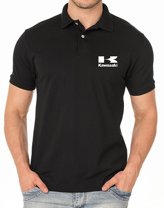 Camisa Polo Masculino Kawasaki Bordado
