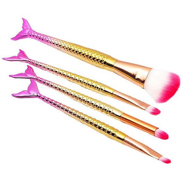 Kit com 04 Pinceis - Ruby Anjo