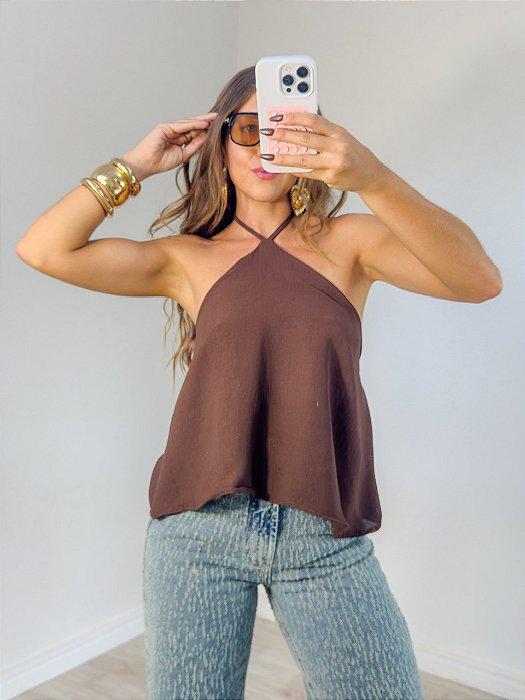 Bata Eloá Marrom