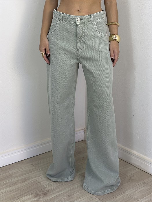Calça Jeans Verde Menta
