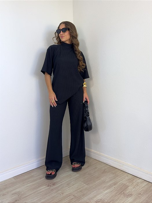 Conjunto Jasmin Calça Preto