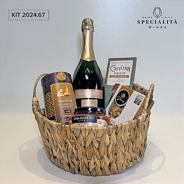 Cesta de Natal 2024.67 com 6 itens