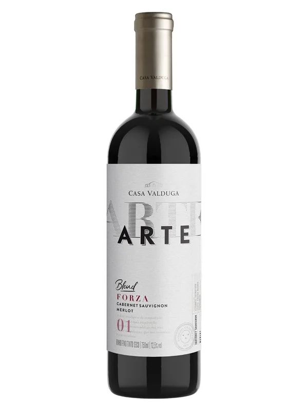 Casa Valduga - ARTE Forza 01 Blend Vinho Tinto Seco (Cabernet e Merlot) 750 ml