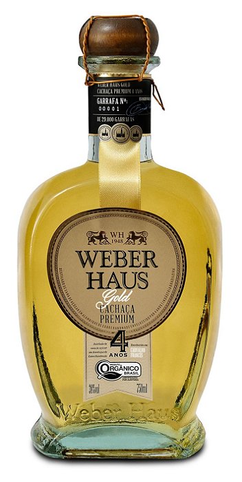 WEBER HAUS - Cachaça Gold Orgânica 750ml