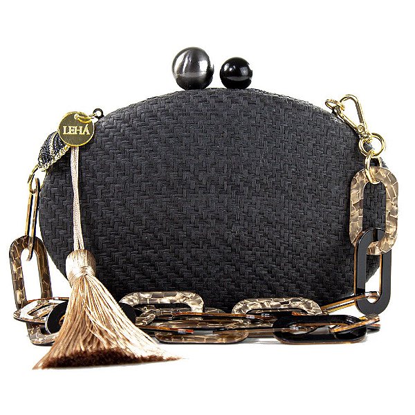 Bolsa Clutch Mallorca Preta