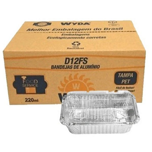 EMBALAGEM WYDA FOOD SERVICE D12FS 220ML TAMPA PET