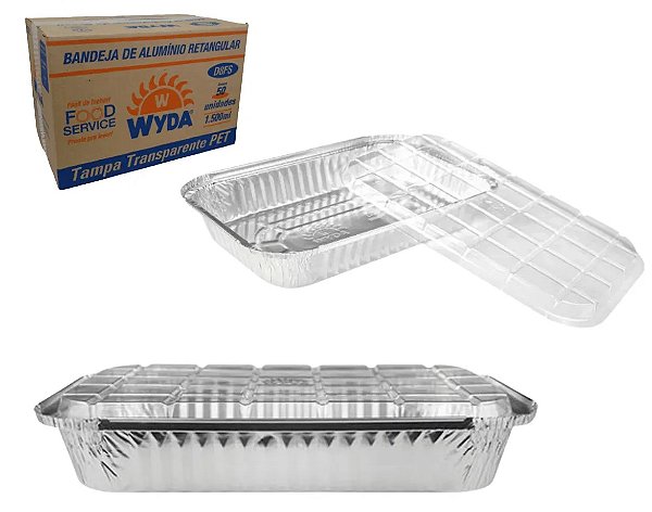 EMBALAGEM WYDA FOOD SERVICE D08FS 1.500ML TAMPA PET