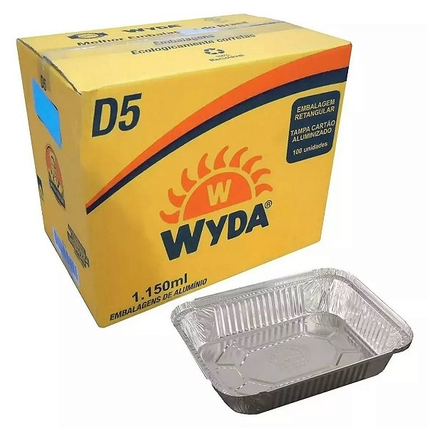 EMBALAGEM WYDA RETANGULAR D5 MANUAL 1.150ML TAMPA CARTONADA