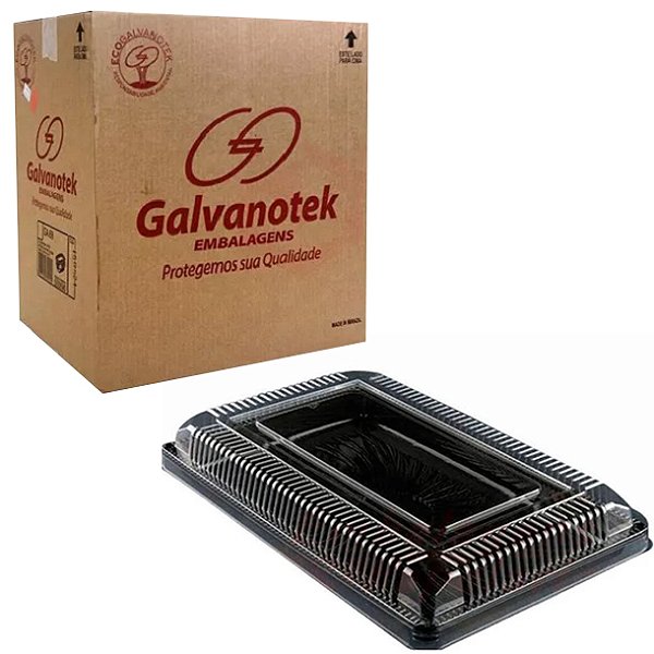 Embalagem Galvanotek Millenium G70M Baixa Bolos e Tortas Retangular
