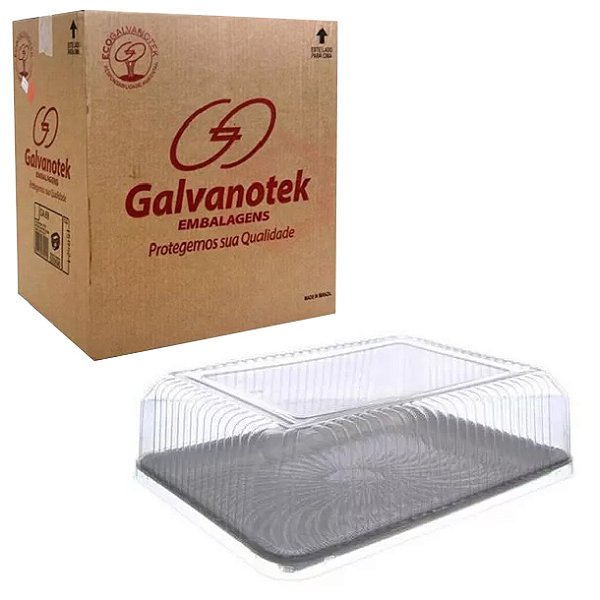 Embalagem Galvanotek Millenium G78M Jumbo Bolos e Tortas Retangular