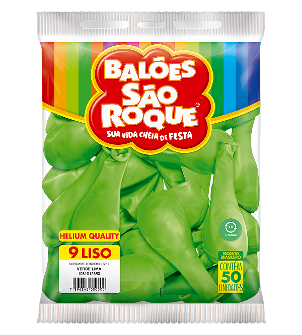 Balão São Roque Imperial n°9 Verde Lima
