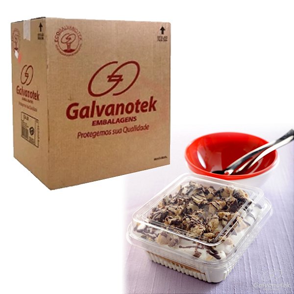 Pote Doce Quadrado Galvanotek G650 200ml - 300un.